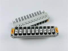 Magazine de protection contre les surtensions 3 pôles pour 10 paires pour module LSA haute bande #TP-1205-10P, avec parafoudre GDT