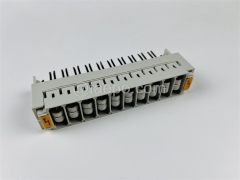 Magazine de protection contre les surtensions 3 pôles pour 10 paires pour module LSA haute bande #TP-1205-10P, avec parafoudre GDT