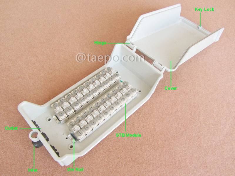 Images d'illustration pour boîte de distribution extérieure pour 20 paires pour module STB