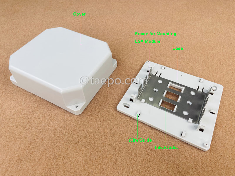 Images illustratives pour boîte de distribution intérieure pour 30 paires pour module LSA