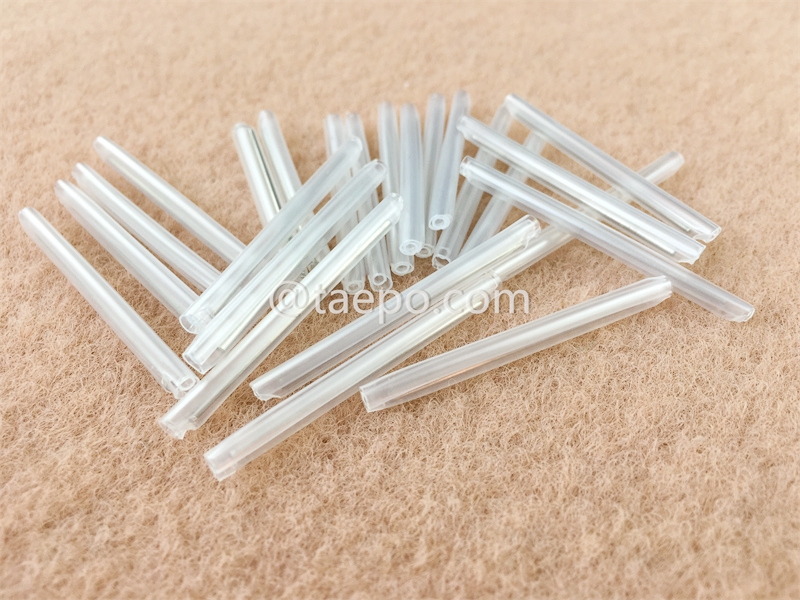 Manchons thermorétractables, fibre épaisse, 45mm de longueur, tige en acier de 1,2mm