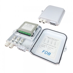 Boîte de répartiteur de fibre (FSB), extérieure, SC, 8 fibres, boîtier en plastique