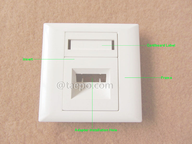 Illustrations de la plaque optique, duplex, SC, 86x86mm