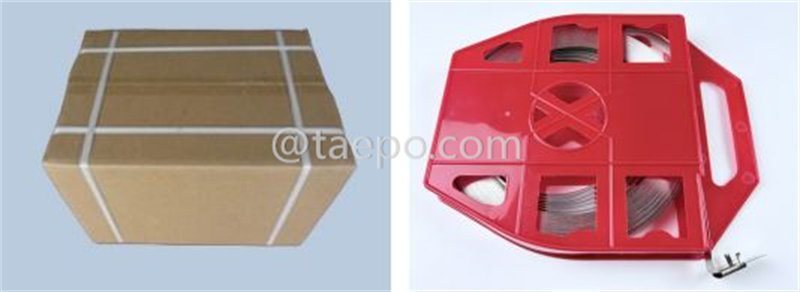 Dessin pour bande en acier inoxydable, 30 m