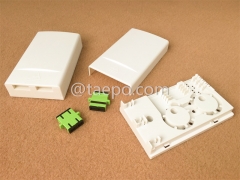 Boîtier de terminaison de fibre optique (FTB), intérieur, SC, 4 fibres, boîtier en plastique