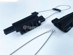 Pince d'ancrage, diamètre de câble 4,5-9 mm, L260 mm, acier avec revêtement en nickel, 4 kN