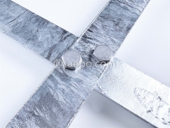 Support de boucle de câble pour poteaux, 760x38x4mm