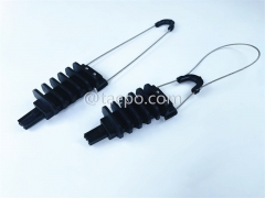 Pince d'ancrage, diamètre de câble 4,5-9 mm, L260 mm, acier avec revêtement en nickel, 4 kN