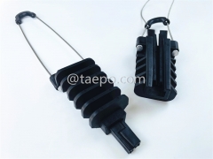 Pince d'ancrage, diamètre de câble 4,5-9 mm, L260 mm, acier avec revêtement en nickel, 4 kN