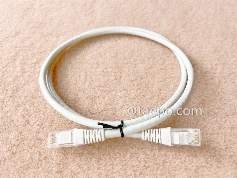 Câble de connexion LAN, CAT6A, UTP, RJ45-RJ45, 1m