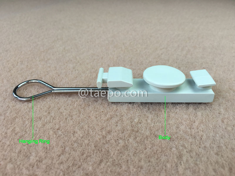 Images illustratives du support de câble FTTH