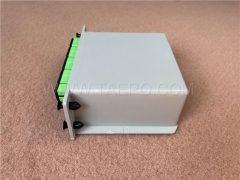 Séparateur optique, PLC, type cassette, G657A, 1x16, tube lâche de 0,9 mm, avec connecteur SC/APC