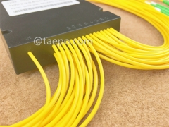 Répartiteur optique, PLC, boîtier en plastique, G657A, 1x32, tube lâche de 2 mm, 1 m, avec connecteur SC/APC